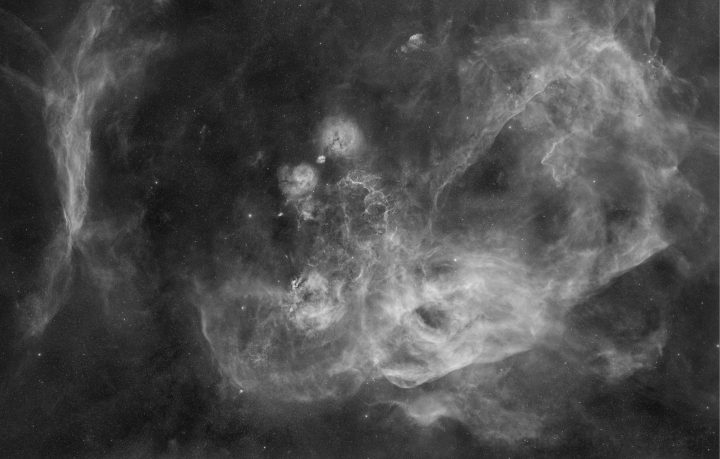 The Gum Nebula Expanse. Image Credit &#038; Copyright: John Gleason