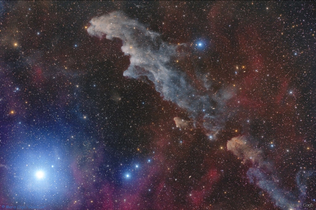 Rigel and the Witch Head Nebula by Mario Cogo (Galax Lux)